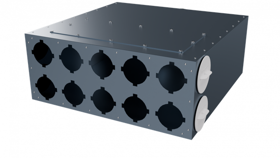 Flexag CMP-FLD 200/90x10 вентиляционный коллектор, D200, на 10 выxодов FLD