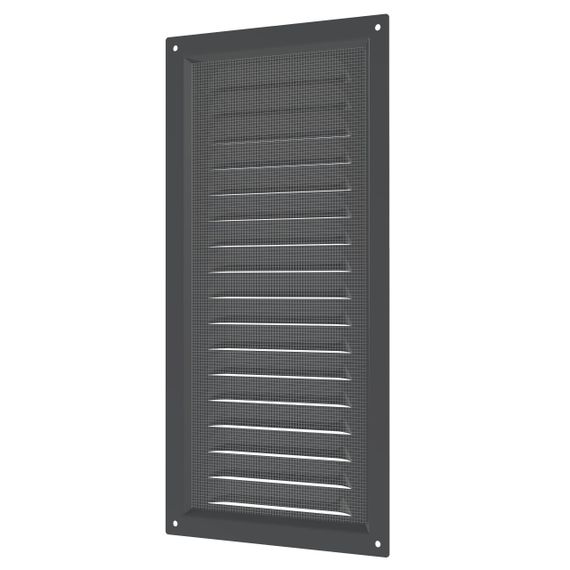 Решетка вентиляционная МЭ сетка 150х300 окраш.сталь Gray ERA