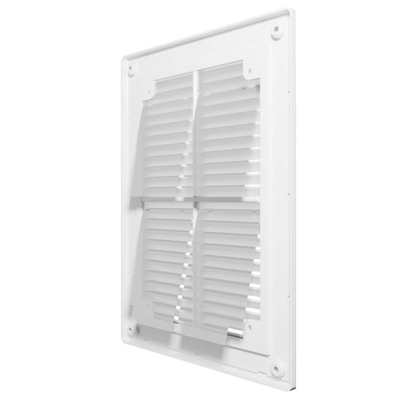 Решетка вентиляционная R1825BV обратный клапан разъемная 180х250 пластик ERA