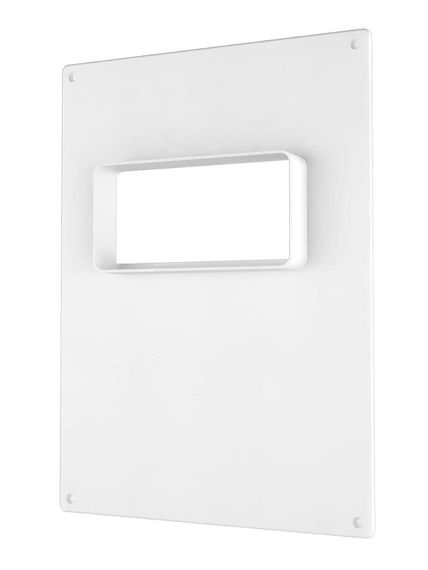 Площадка торцевая ПТГ фланец 110х55 горизонтальная 180х250 пластик ERA