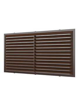 Решетка вентиляционная С 217х113 пластик Brown ERA