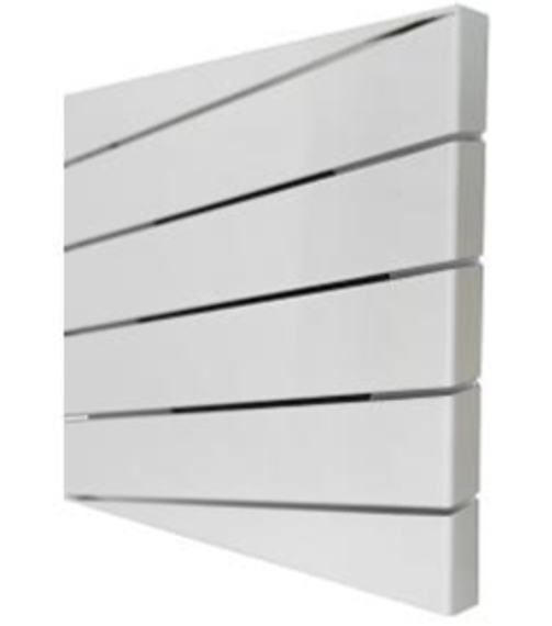 Решетка на магнитах RDP-200 белая (под трубу d 150мм, габарит 200х200мм)