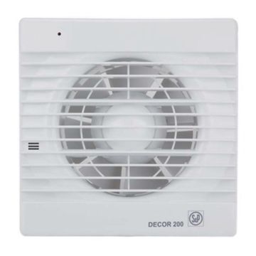 Накладной вентилятор Soler & Palau Decor 300CH (Таймер, Датчик влажности)
