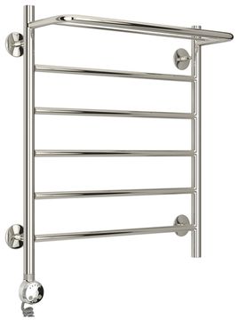Полотенцесушитель электрический Стилье Формат 20 ТЛ 600х500 (Полка + 5) П16
