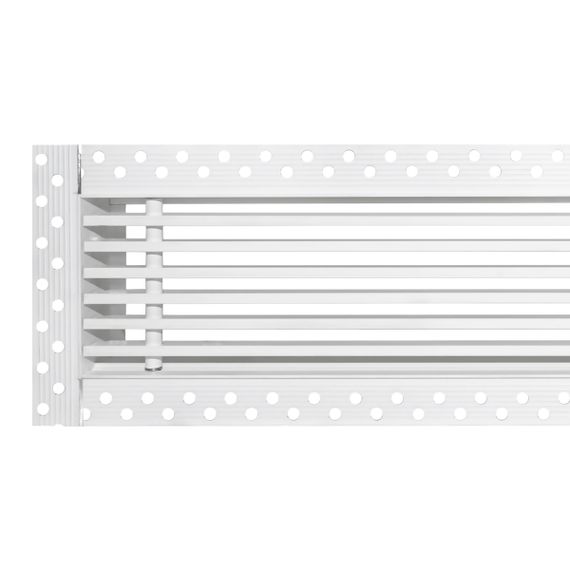 Дизайнерская съемная решетка для скрытого монтажа Brofer FUTURE-10 1000x100 белая