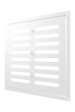Решетка вентиляционная MER регулируемая 250х250 окраш.сталь White ERA