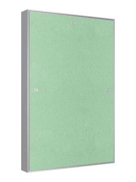 Люк ревизионный ЛПК 200х300 скрыт.монтаж алюминий EVECS