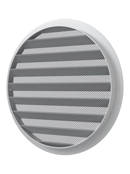 Решетка вентиляционная РКМ фланец D250 сетка D275 алюминий ERA