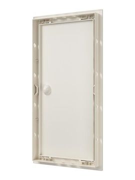 Люк ревизионный ЛР фланец 196х396 ручка 218х418 пластик Ivory EVECS