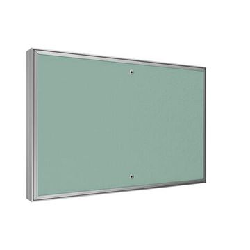 Люк ревизионный D Ceramo Base 600х400 скрытый монтаж съемный алюминий EVECS