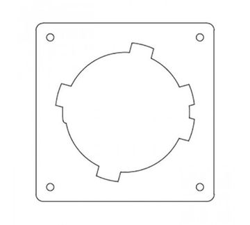 Provent MP 75x1 Монтажная панель на 1 выхода