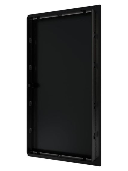 Люк ревизионный LN фланец 150х300 нажимной 172х322 пластик Black EVECS