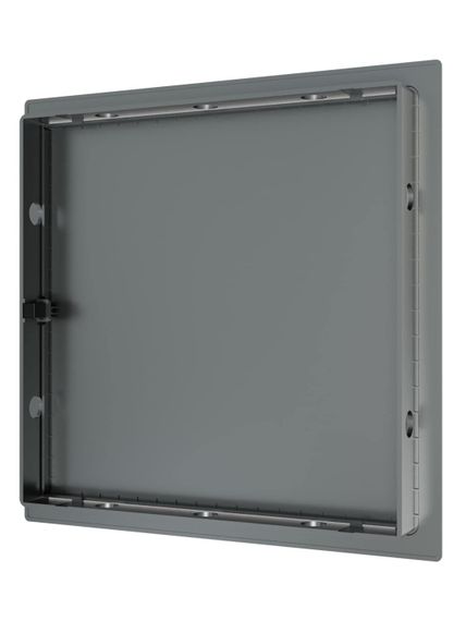 Люк ревизионный LN фланец 200x200 нажимной 224х224 пластик Gray EVECS