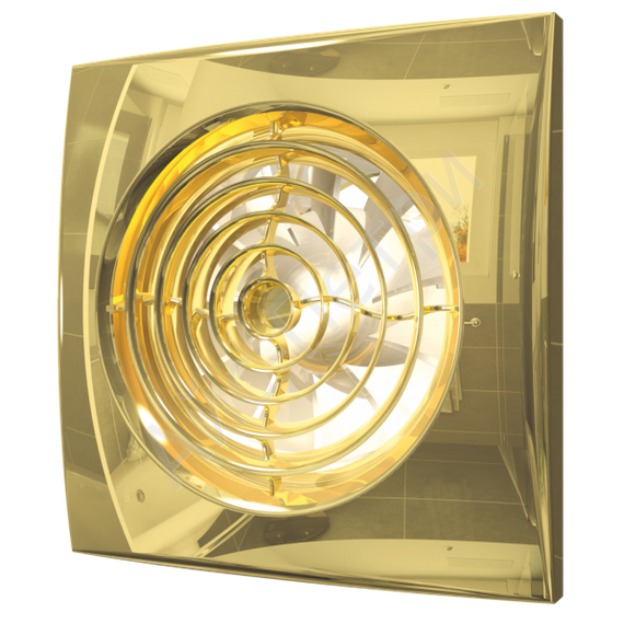 Вентилятор ERA DiCiTi AURA 4C Gold d100 с обратным клапаном