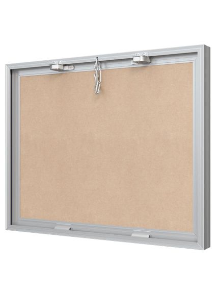 Люк ревизионный D Ceramo Base 500х400 скрытый монтаж съемный алюминий EVECS