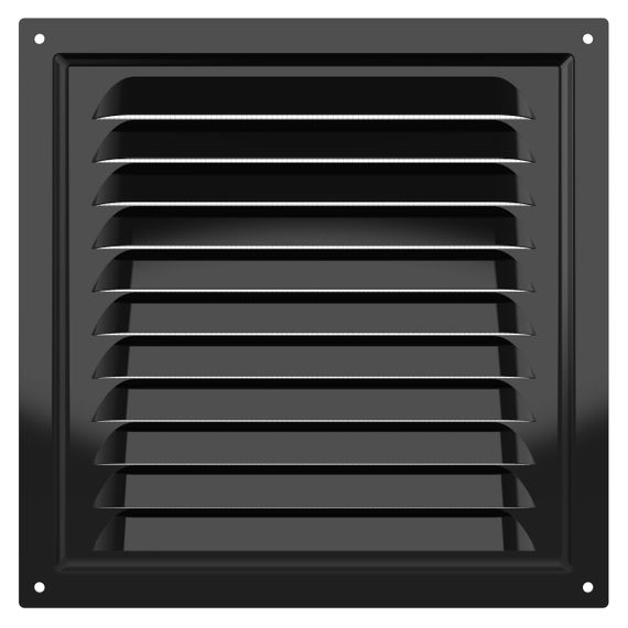 Решетка вентиляционная МЭ сетка 200х200 окрашенная сталь Black ERA