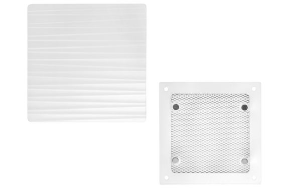 Решетка на магнитах квадратная РДВ-150 Волна, белая
