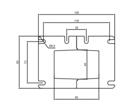 Вентилятор радиальный Bahcivan BDRAS 120х60 в алюминиевом корпусе