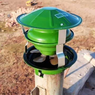 Жаростойкий вытяжной вентилятор SIROCCO FAN KHG 140-60 (d100мм, +160°С)