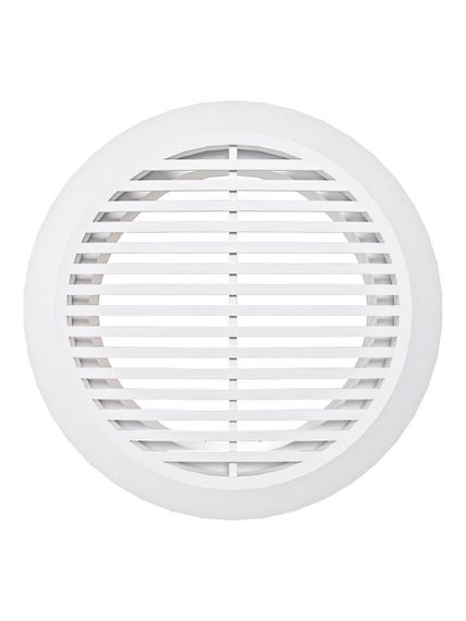 Решетка вентиляционная РКФ фланец D120 разъемная D165 пластик ERA