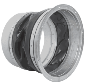 Гибкая вставка D 250 (с фланцевым кольцом и ниппельным соединением)