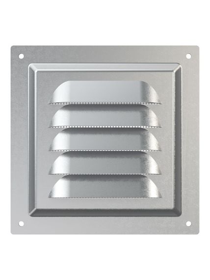 Решетка вентиляционная МЦ сетка 125х125 оцинкованная сталь ERA