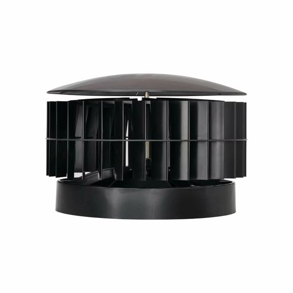 Ротационная вентиляционная турбина, РВТ Ø 355 мм черный RAL 9005, серия Hurricane