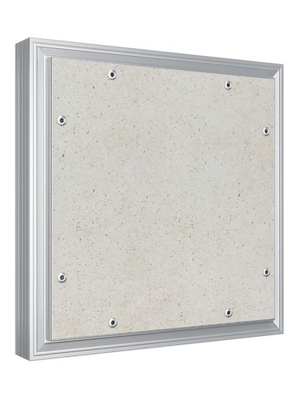 Люк ревизионный D Ceramo Optimum 300х300 скрыт.монтаж петля алюминий EVECS