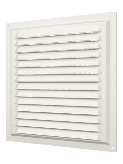 Решетка вентиляционная МЭ сетка 250х250 окрашенная сталь Ivory ERA