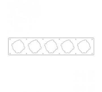 Provent MP 90x5 Монтажная панель на 5 выхода