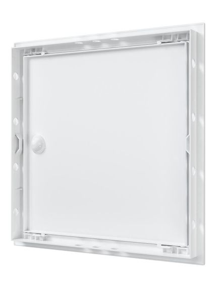 Люк ревизионный ЛР фланец 296х296 ручка 318х318 пластик EVECS