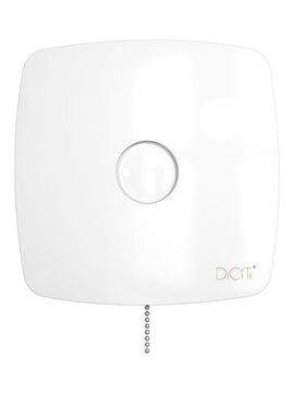 Вентилятор накладной RIO D125 обратный клапан тяговый выключатель DICITI