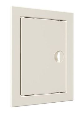 Люк ревизионный ЛР фланец 146х196 ручка 168х218 пластик Ivory EVECS