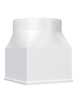 Переходник СПКП D125 126х126 пластик ERA