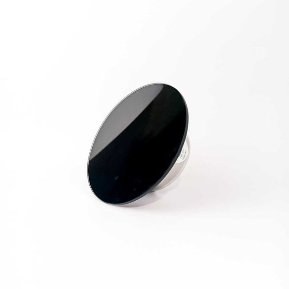 Анемостат-диффузор дизайнерский DN 125 круг черный (RAL9005) глянец