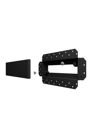 Решетка вентиляционная SGR 300х100 окраш. сталь Matt black ERA