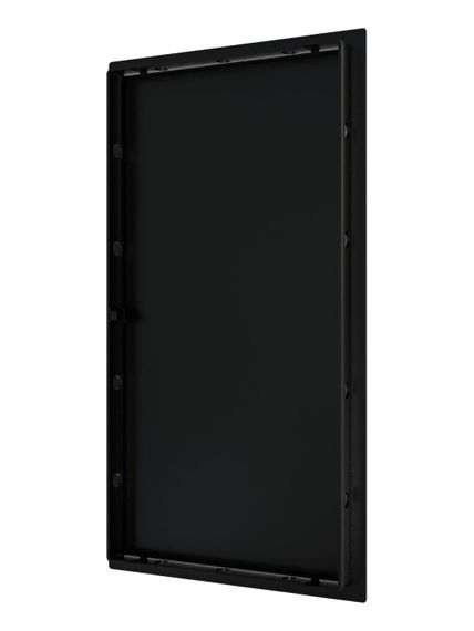 Люк ревизионный LN фланец 200х400 нажимной 223х423 пластик Black EVECS