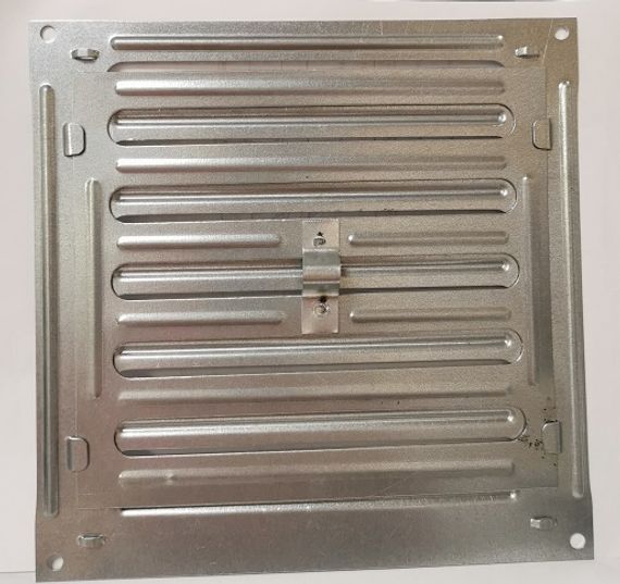 Решетка Р 200 250*250 мм, жалюзийная, металлическая