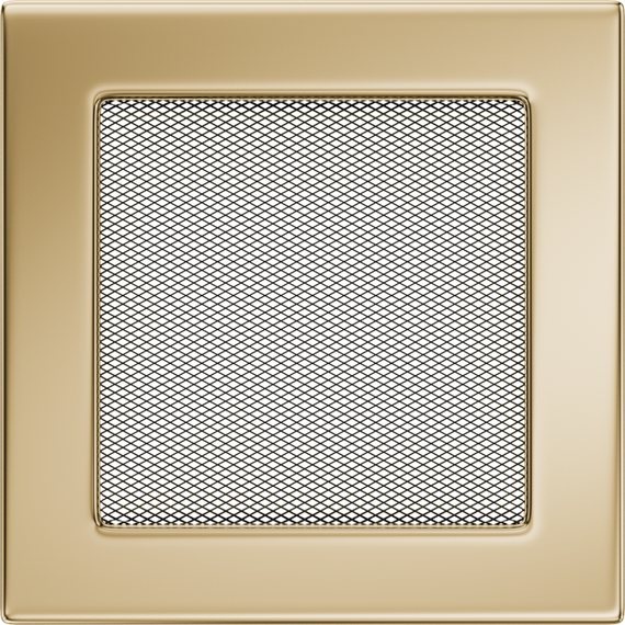 Решетка каминная Kratki Standard Позолота 17x17