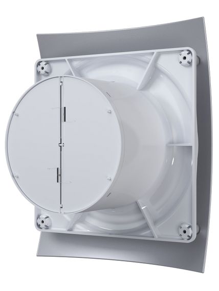 Вентилятор накладной BREEZE D125 обратный клапан Gray metal DICITI