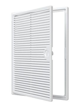 Люк Декофот ДФ накладной вентилируемый 300х400 пластик EVECS