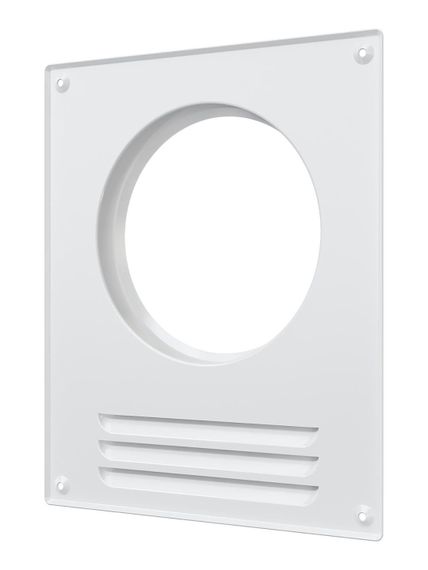 Площадка торцевая ПТМР фланец D130 решетка 196х236 окраш.сталь ERA