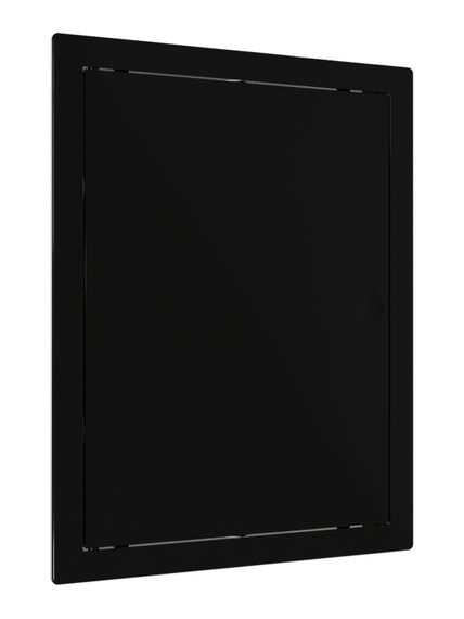 Люк ревизионный LN фланец 150х200 нажимной 172х222 пластик Black EVECS