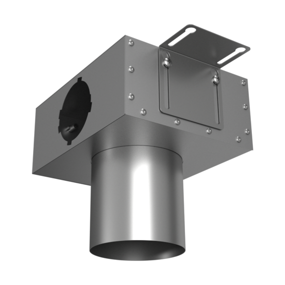 Provent VPS 125/90×1 адаптер (пленум) потолочный круглый на 1 выход