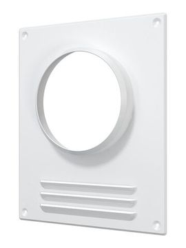 Площадка торцевая ПТМР фланец D120 решетка 196х236 окраш.сталь ERA