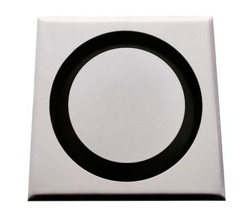 Диффузор приточно-вытяжной на магнитах регулируемый НД-160 декоративный металлический белый