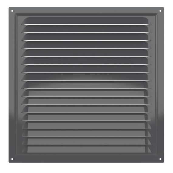 Решетка вентиляционная МЭ сетка 300х300 окраш.сталь Gray ERA