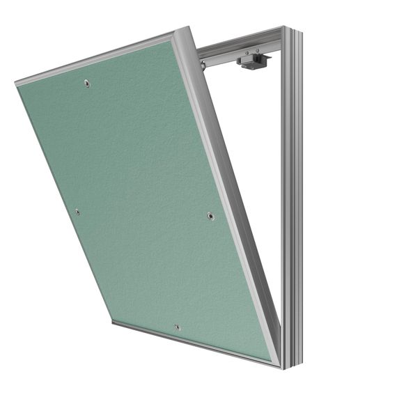 Люк ревизионный D Ceramo Base 500х600 скрытый монтаж съемный алюминий EVECS