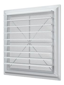 Решетка вентиляционная AIRVENT регулируемая жалюзи 452х483 пластик ERA