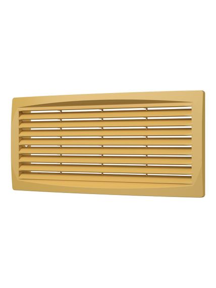 Решетка вентиляционная ДП фланец 275х105 переточная 300х135 пластик Beige ERA